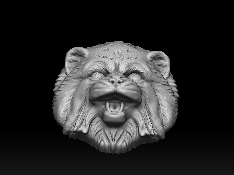 Cat Pallass manul 3D print model 3D print model_27