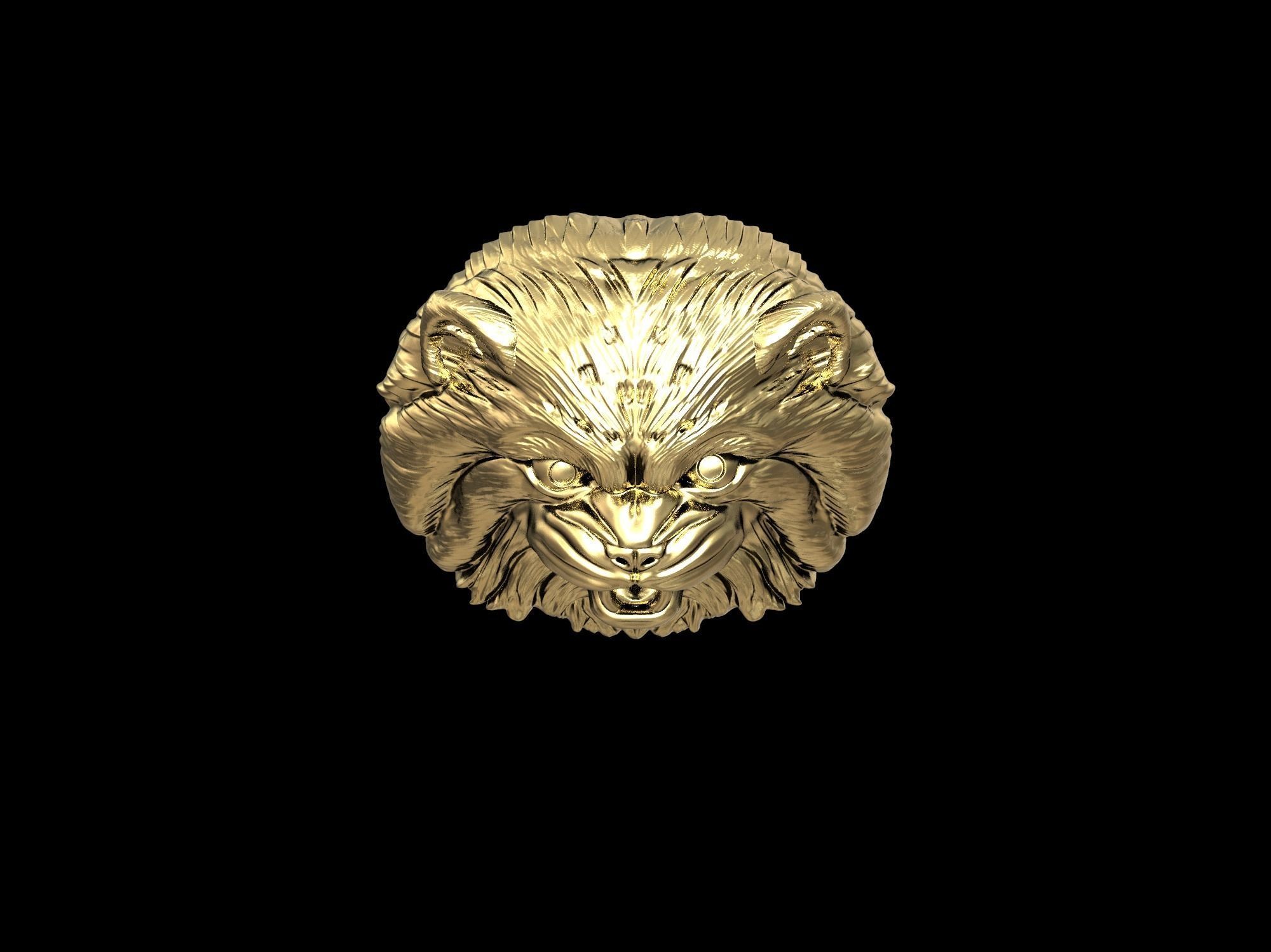 Cat Pallass manul 3D print model 3D print model_62