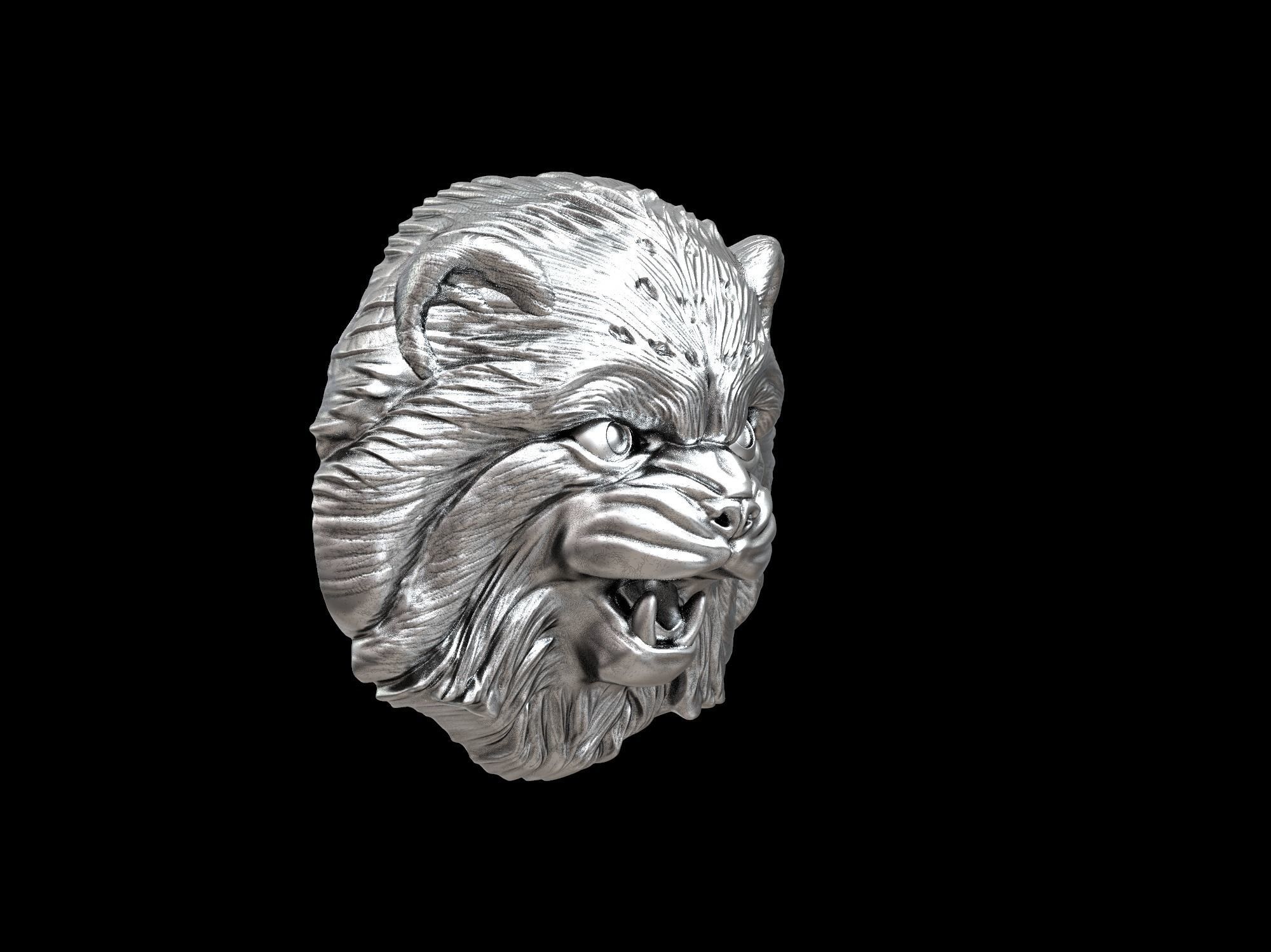 Cat Pallass manul 3D print model 3D print model_35