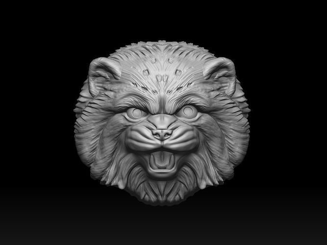 Cat Pallass manul 3D print model 3D print model