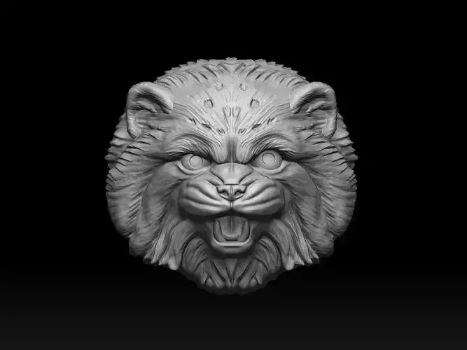 Cat Pallass manul 3D print model 3D print model
