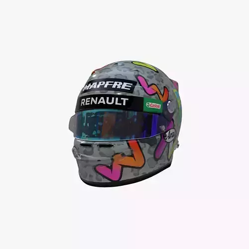Ricciardo helmet 2020