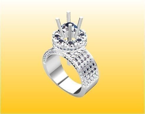 3d jewelry rings 3D print model