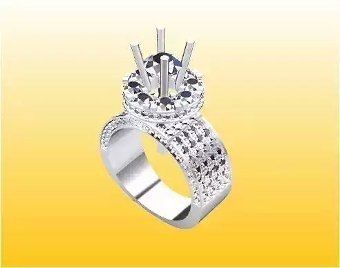 3d jewelry rings 3D print model