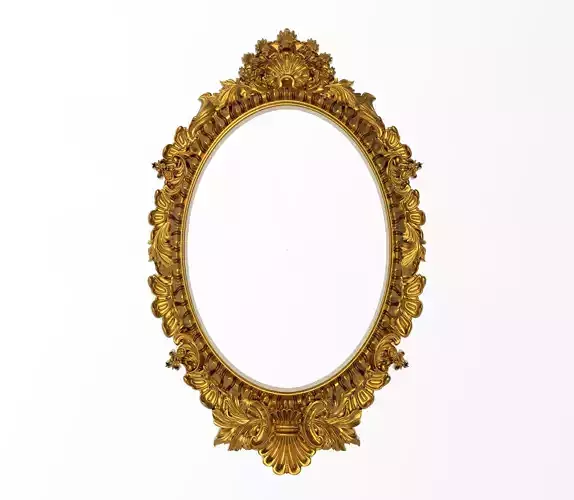 Carved Picture Frame 3D model