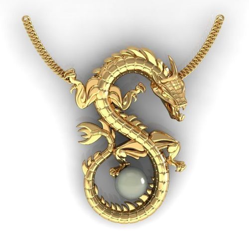 Dragon pendat2 3D print model