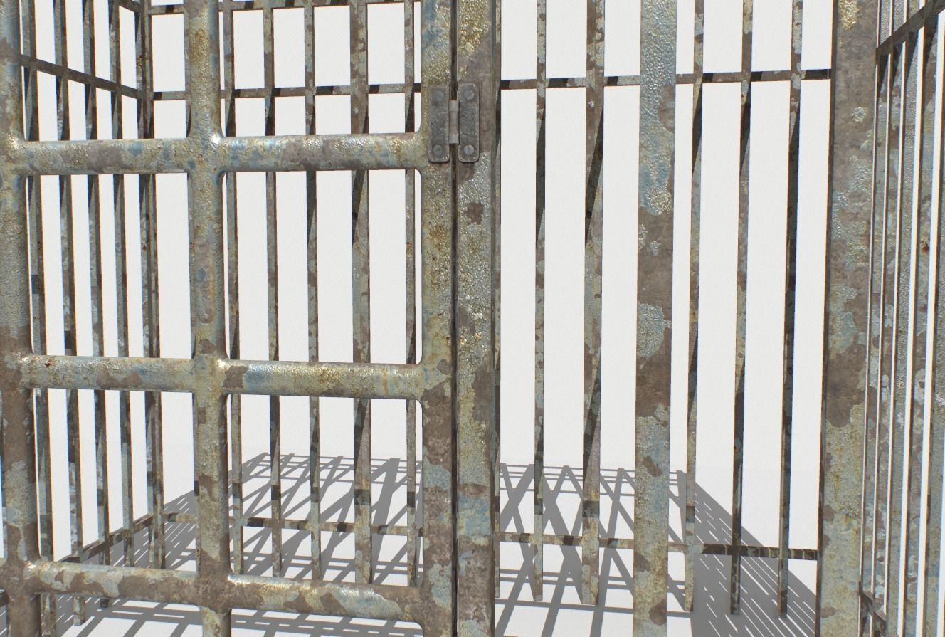 Basement Jail Storage or Cell Pack 2 Low-poly 3D model_18