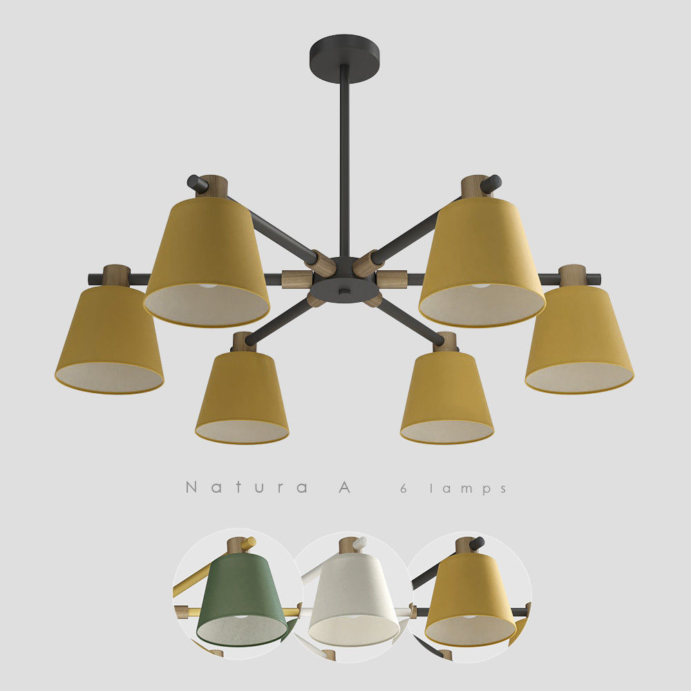 Lampatron Natura A 6 lamps 3D model_4