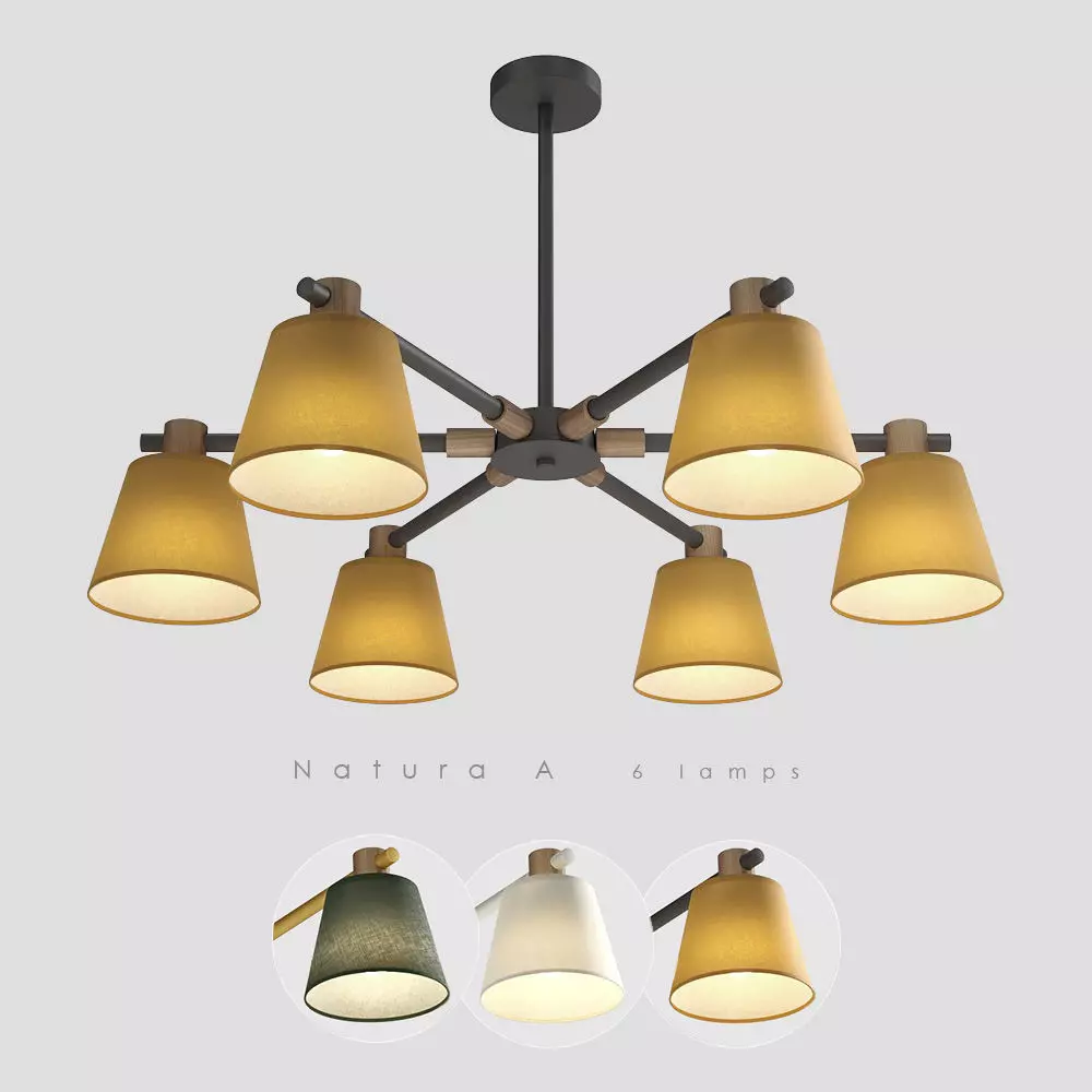 Lampatron Natura A 6 lamps 3D model_0