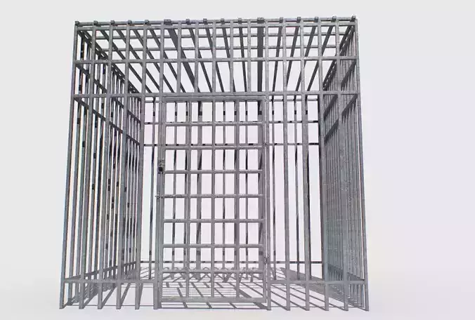 Basement Jail Storage or Cell Pack 4