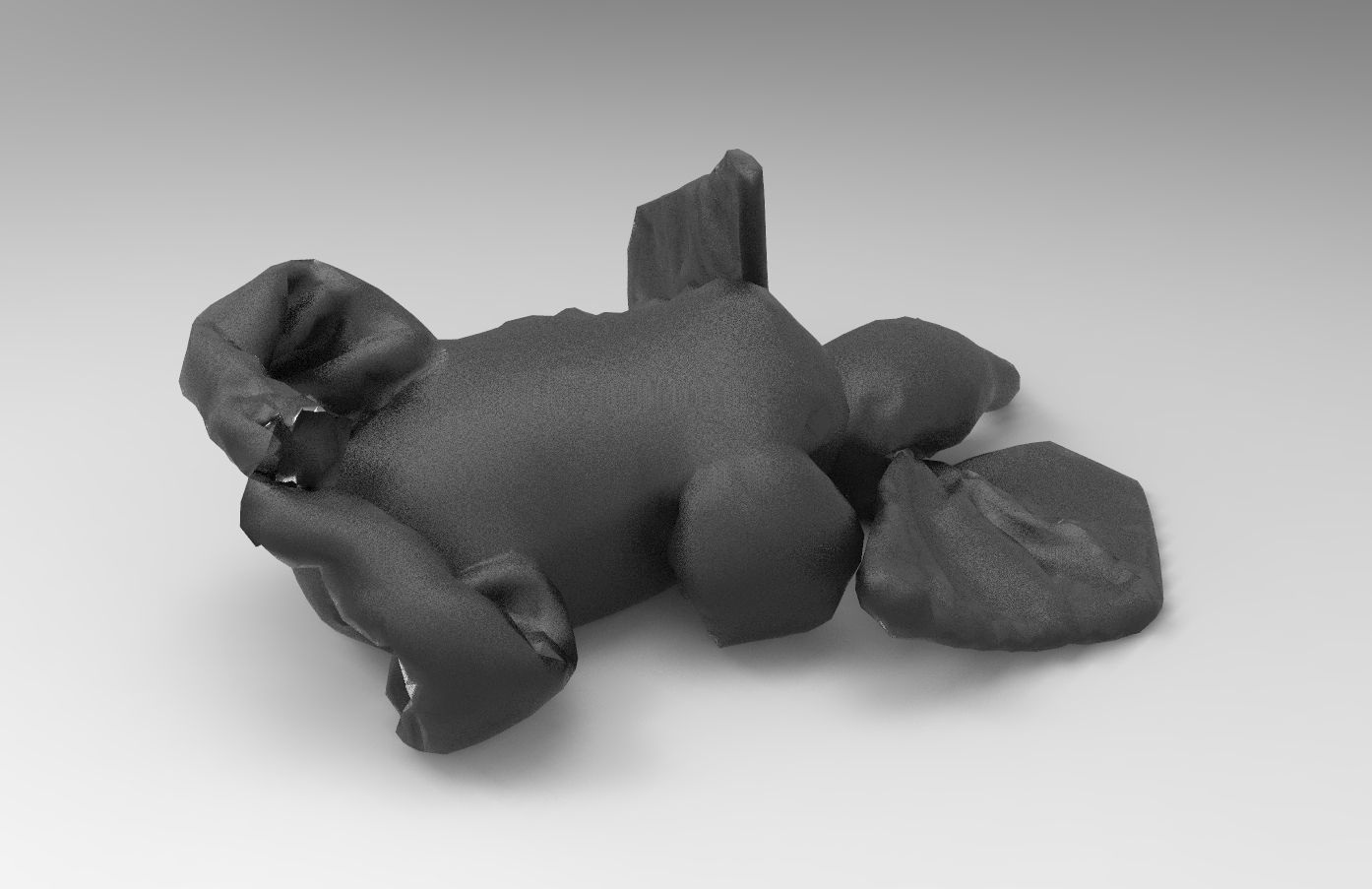 Elephant On the Ground Free 3D model_2