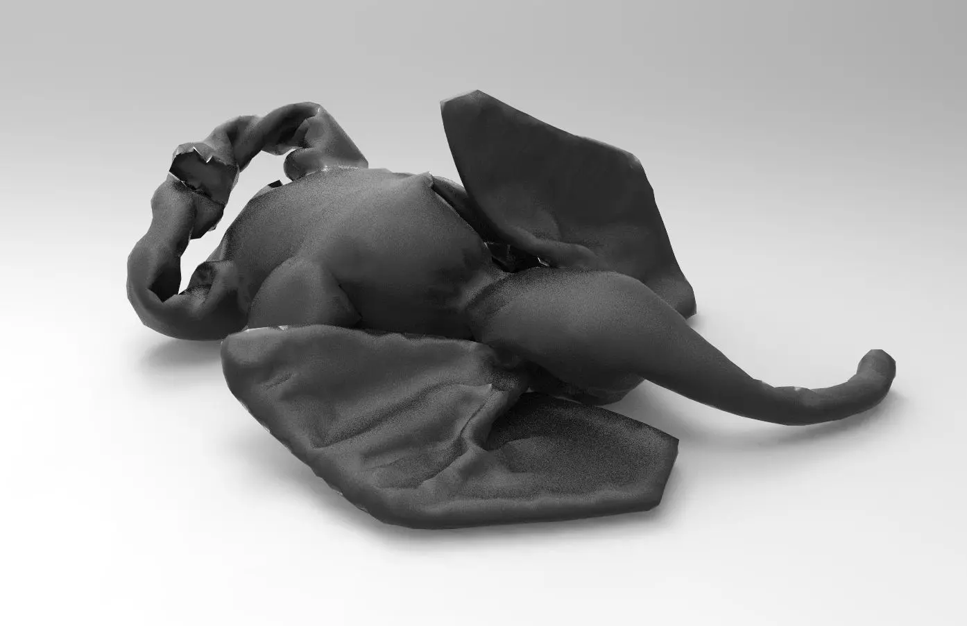 Elephant On the Ground Free 3D model_0