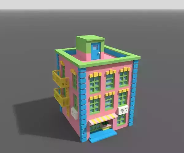 Voxel City House