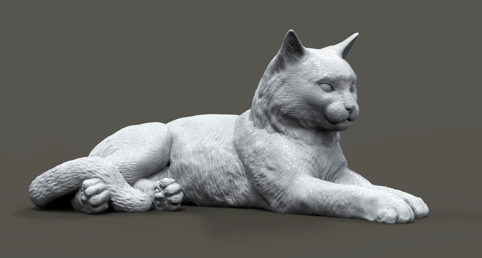 Cat for 3d printing 3D model 3D printable | CGTrader