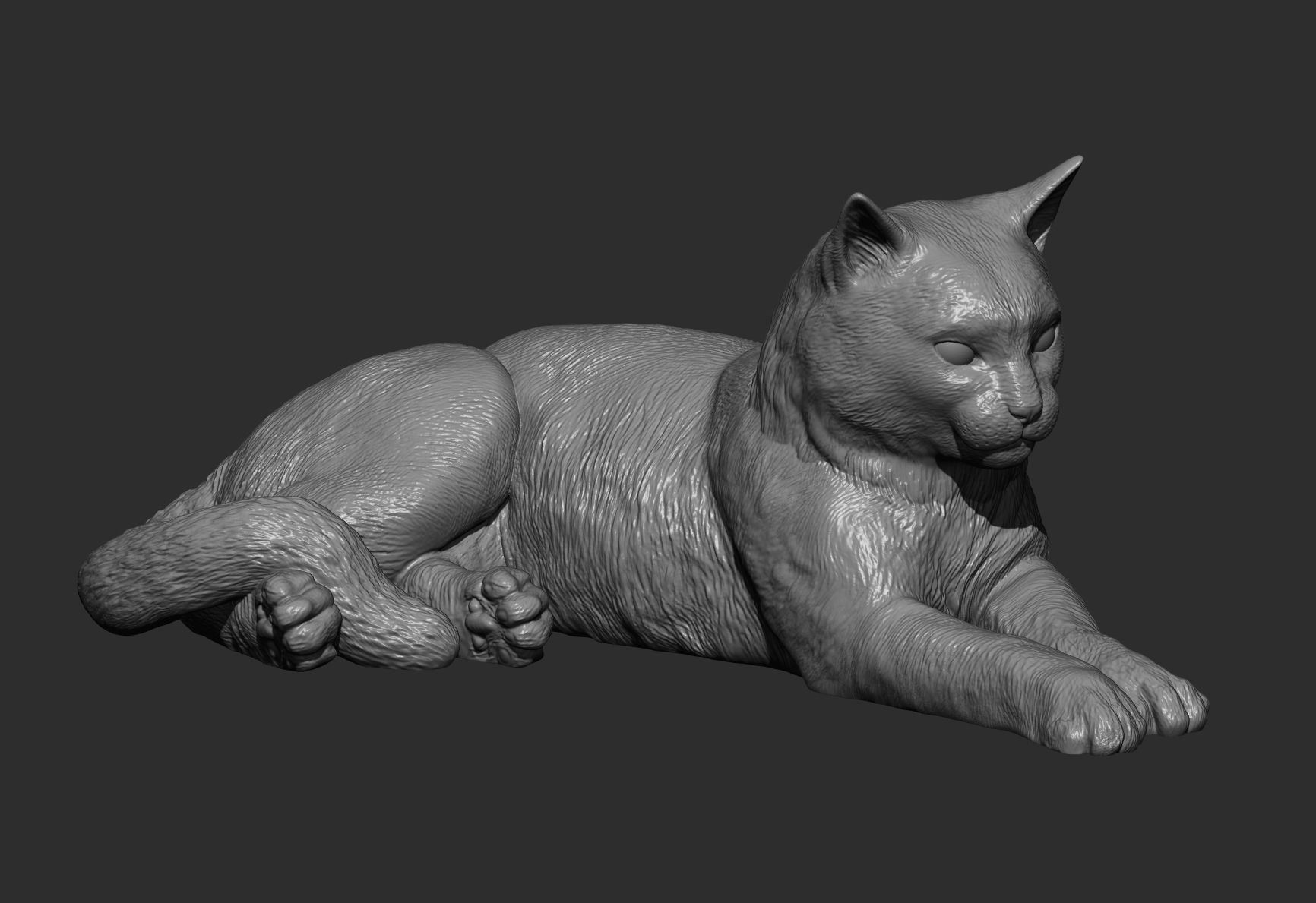 Cat for 3d printing 3D model 3D printable | CGTrader