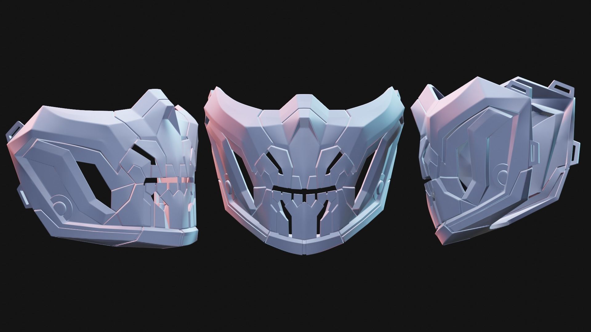 Taskmaster Mask Printable 3D print model_5