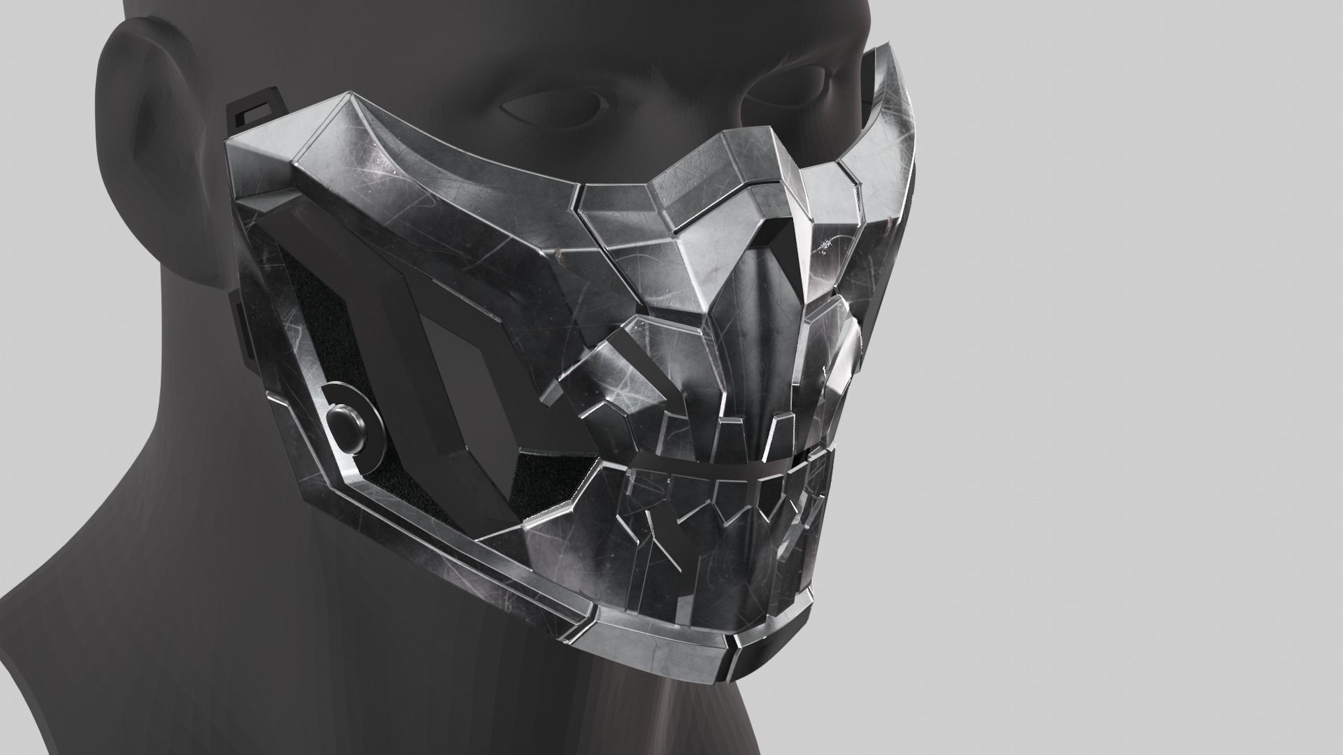 Taskmaster Mask Printable 3D print model_2