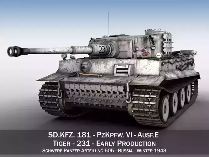 Panzer VI - Tiger - 231 - Early Production
