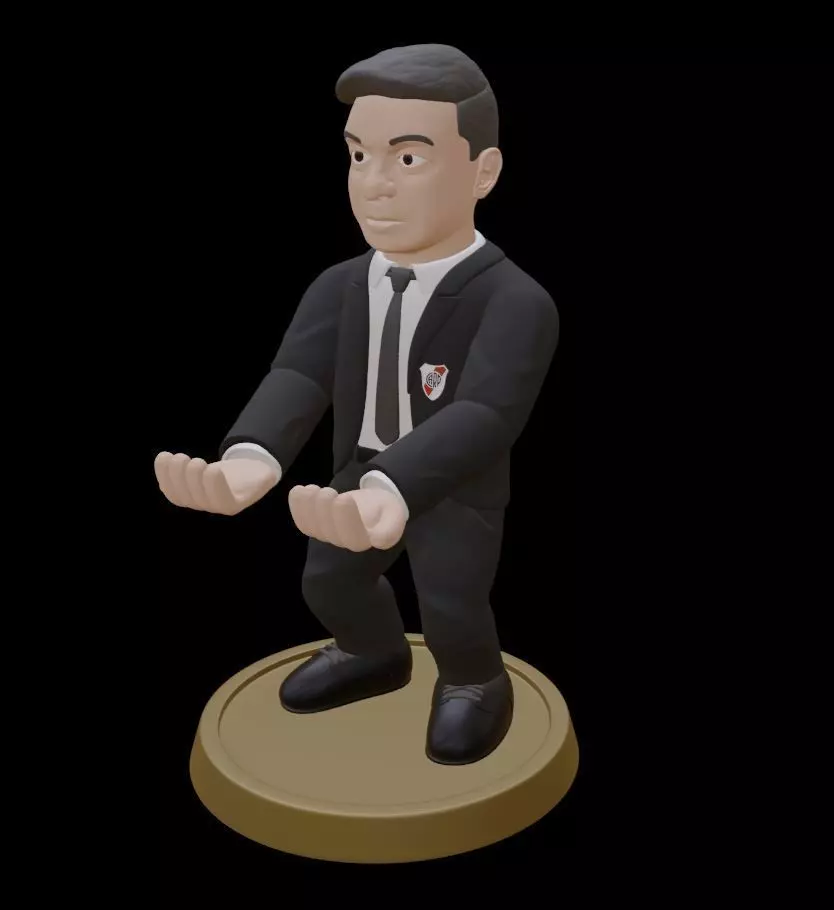Soporte Mando PS4-PS3-XBox - Marcelo Gallardo River Plate 3D print model