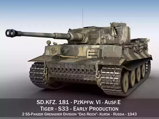 Panzer VI - Tiger - S33 - Early Production
