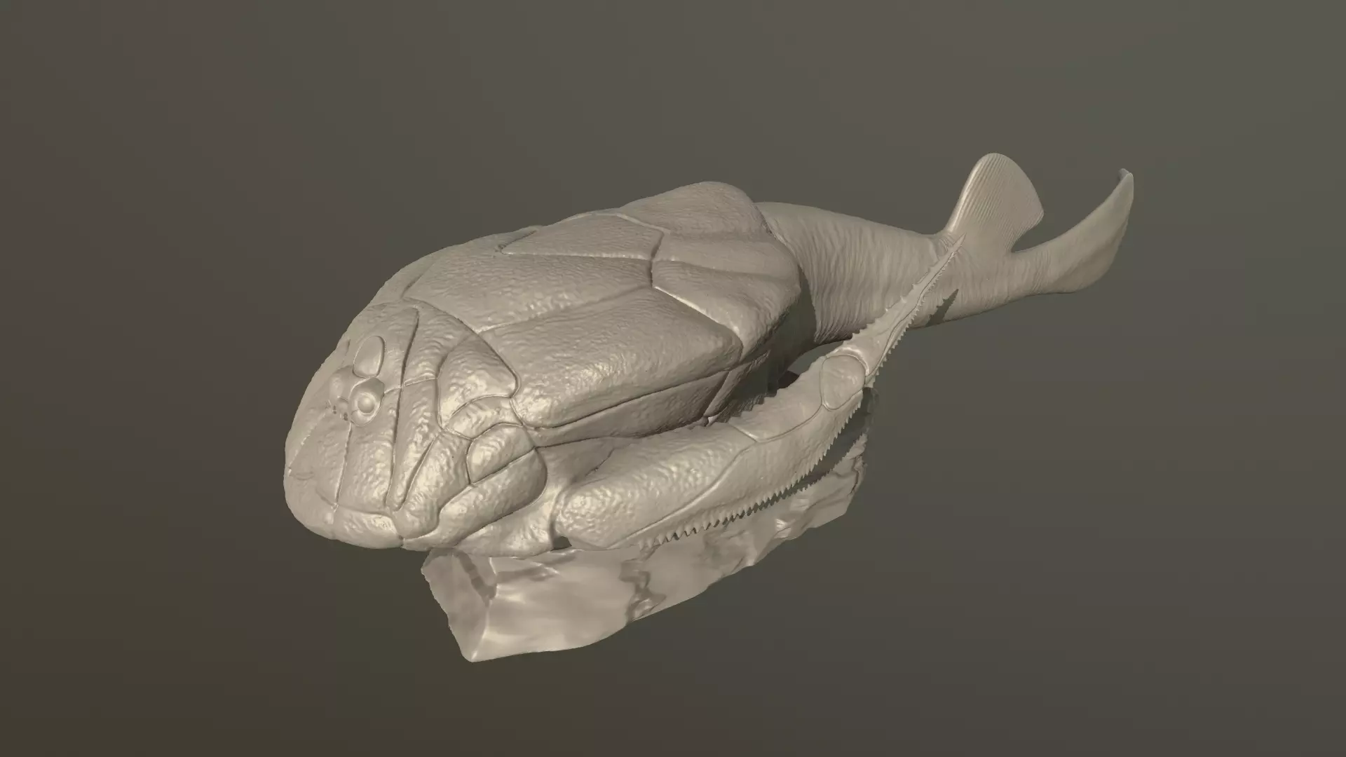 Bothriolepsis fish 3D print model_0