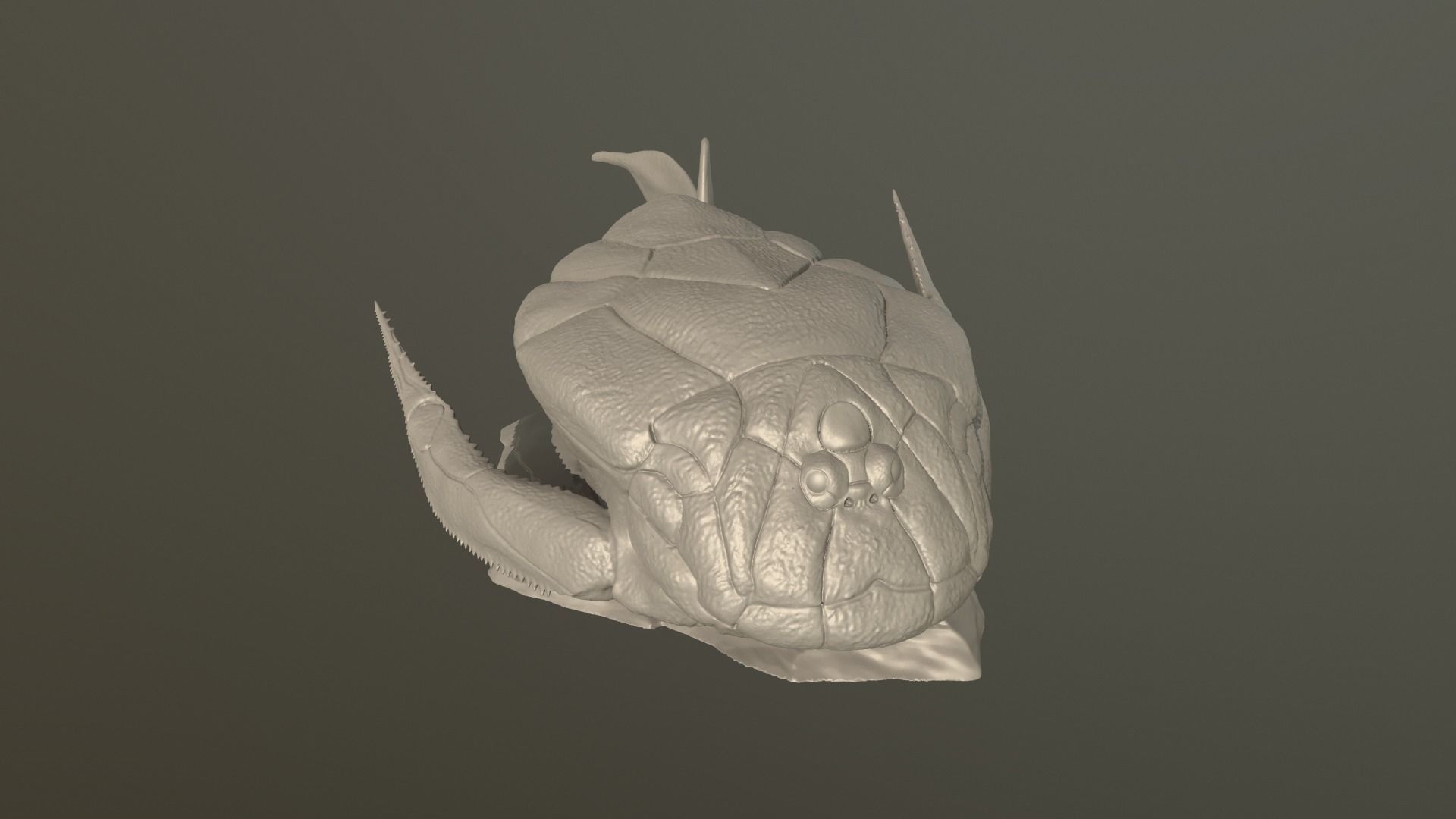 Bothriolepsis fish 3D print model_4