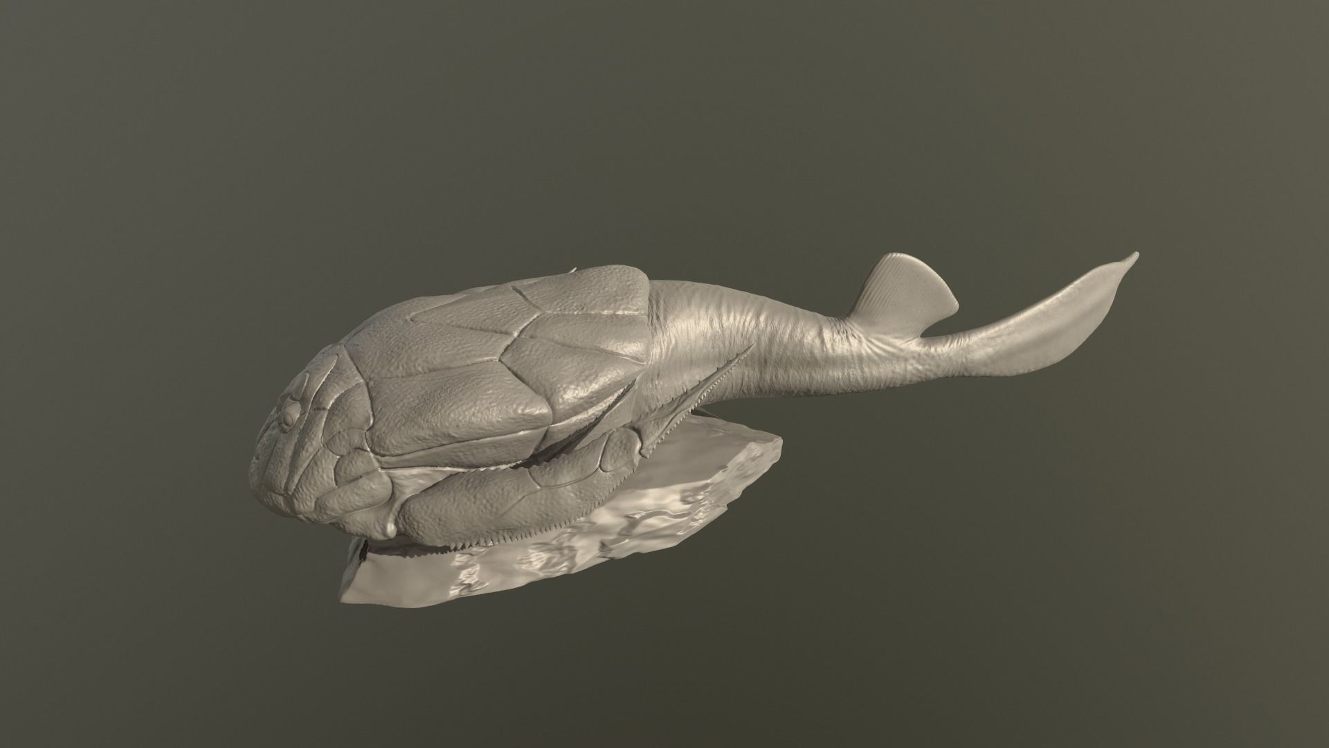 Bothriolepsis fish 3D print model_6