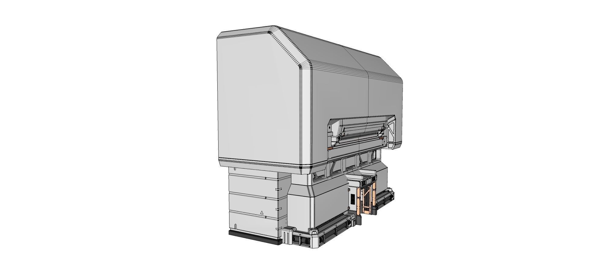 sci-fi Architectural element 2 3D model_10