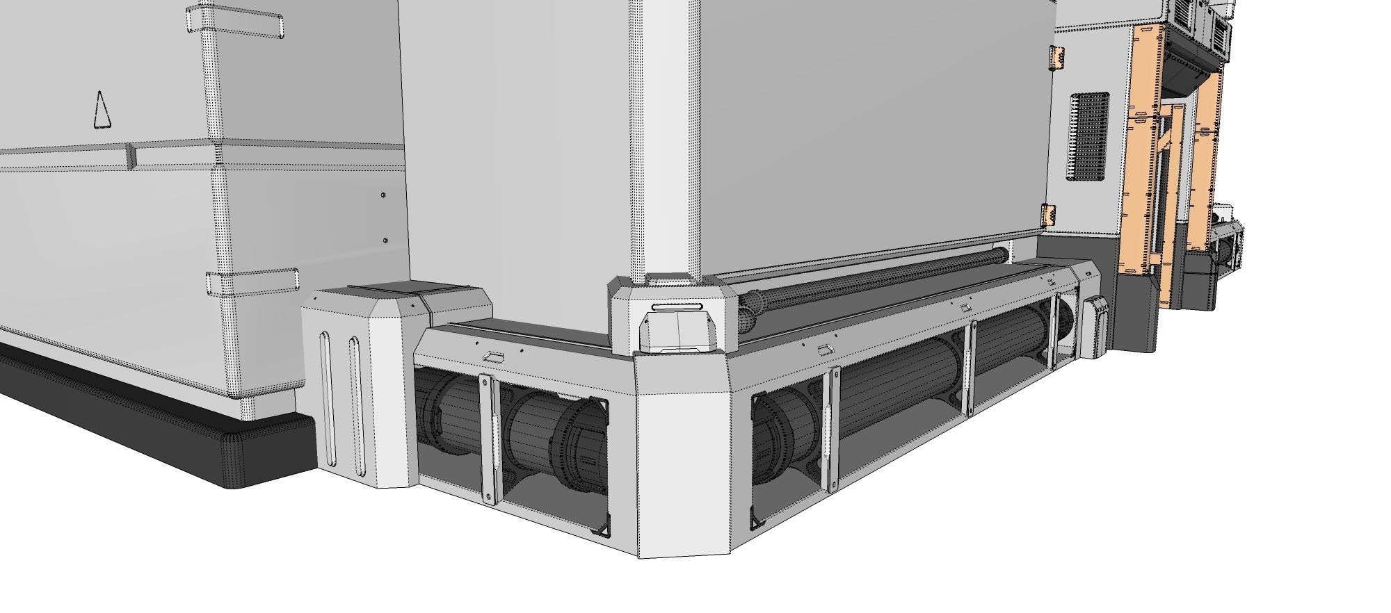 sci-fi Architectural element 2 3D model_16