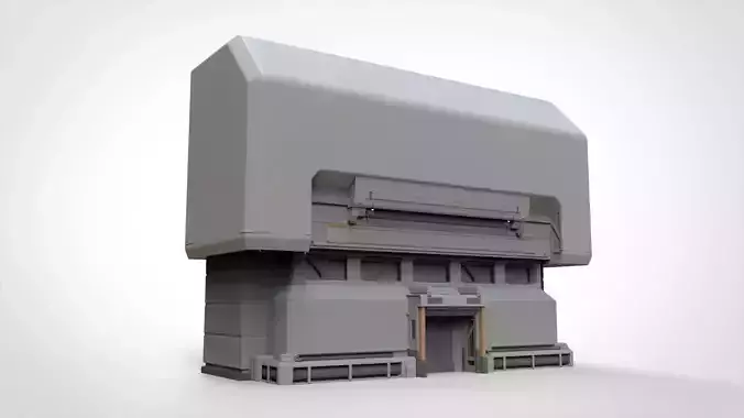 sci-fi Architectural element 2 3D model