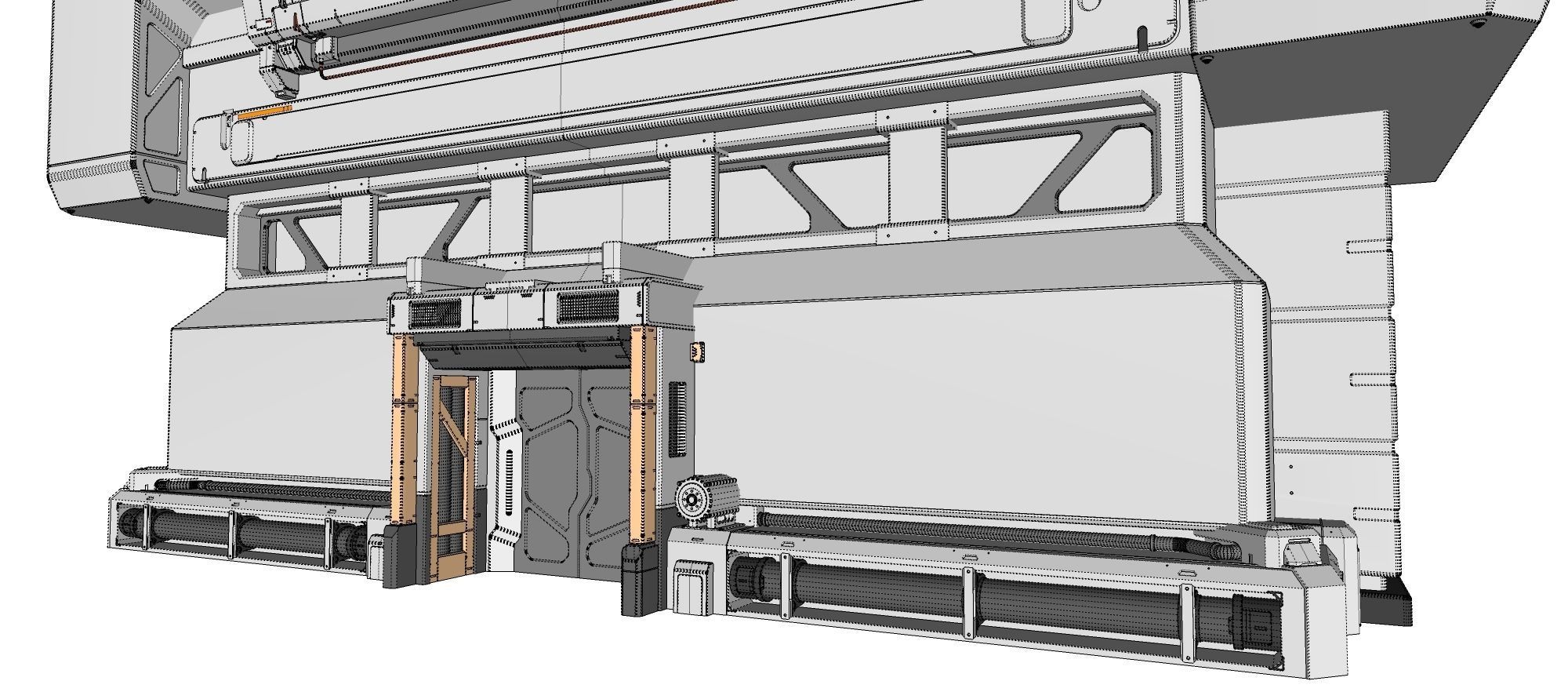 sci-fi Architectural element 2 3D model_15
