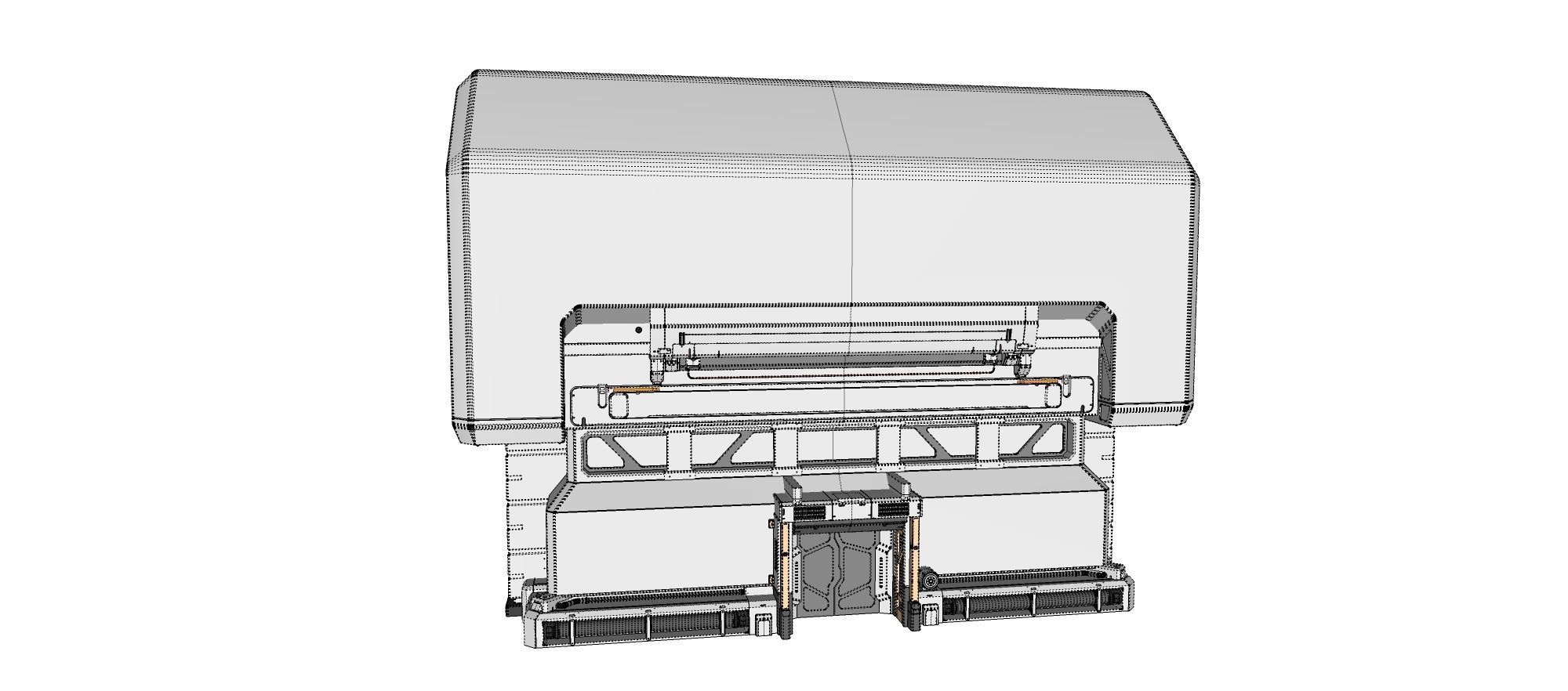 sci-fi Architectural element 2 3D model_11