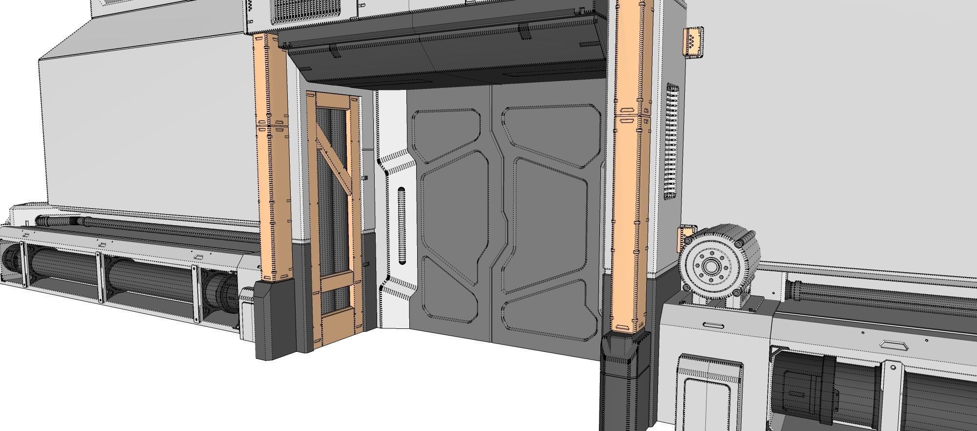 sci-fi Architectural element 2 3D model_18