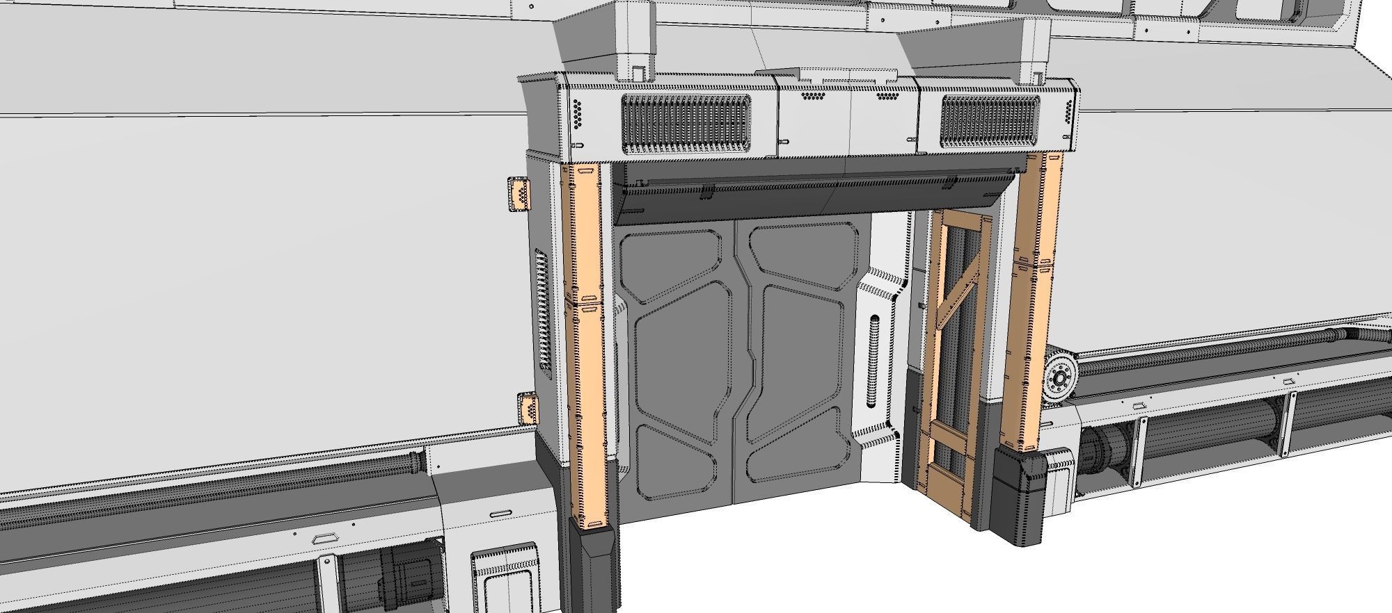 sci-fi Architectural element 2 3D model_17