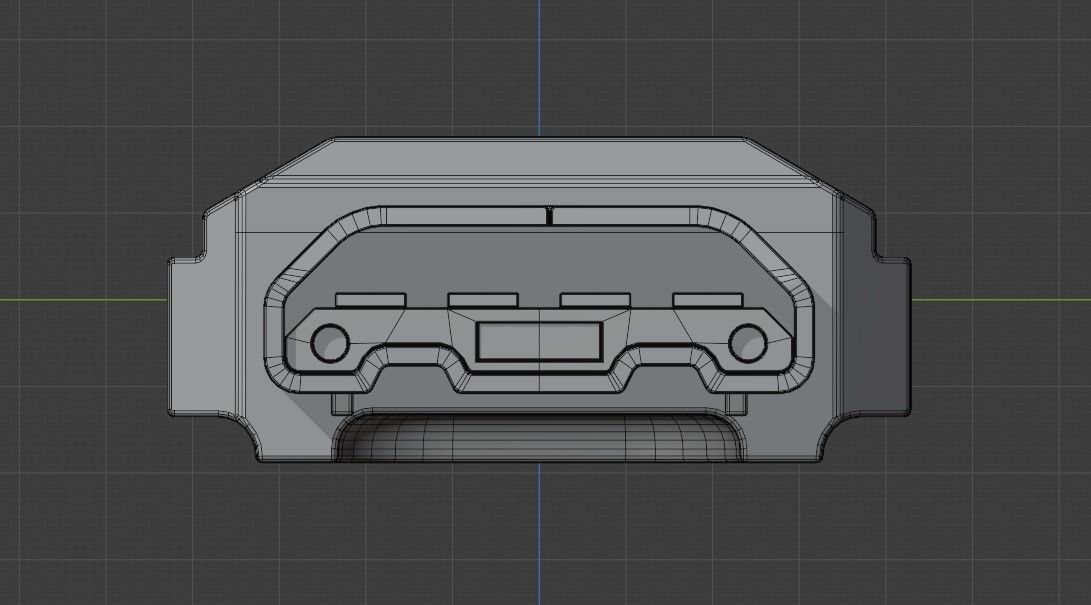 Sci-Fi USB Drive - PBR 3D model_7
