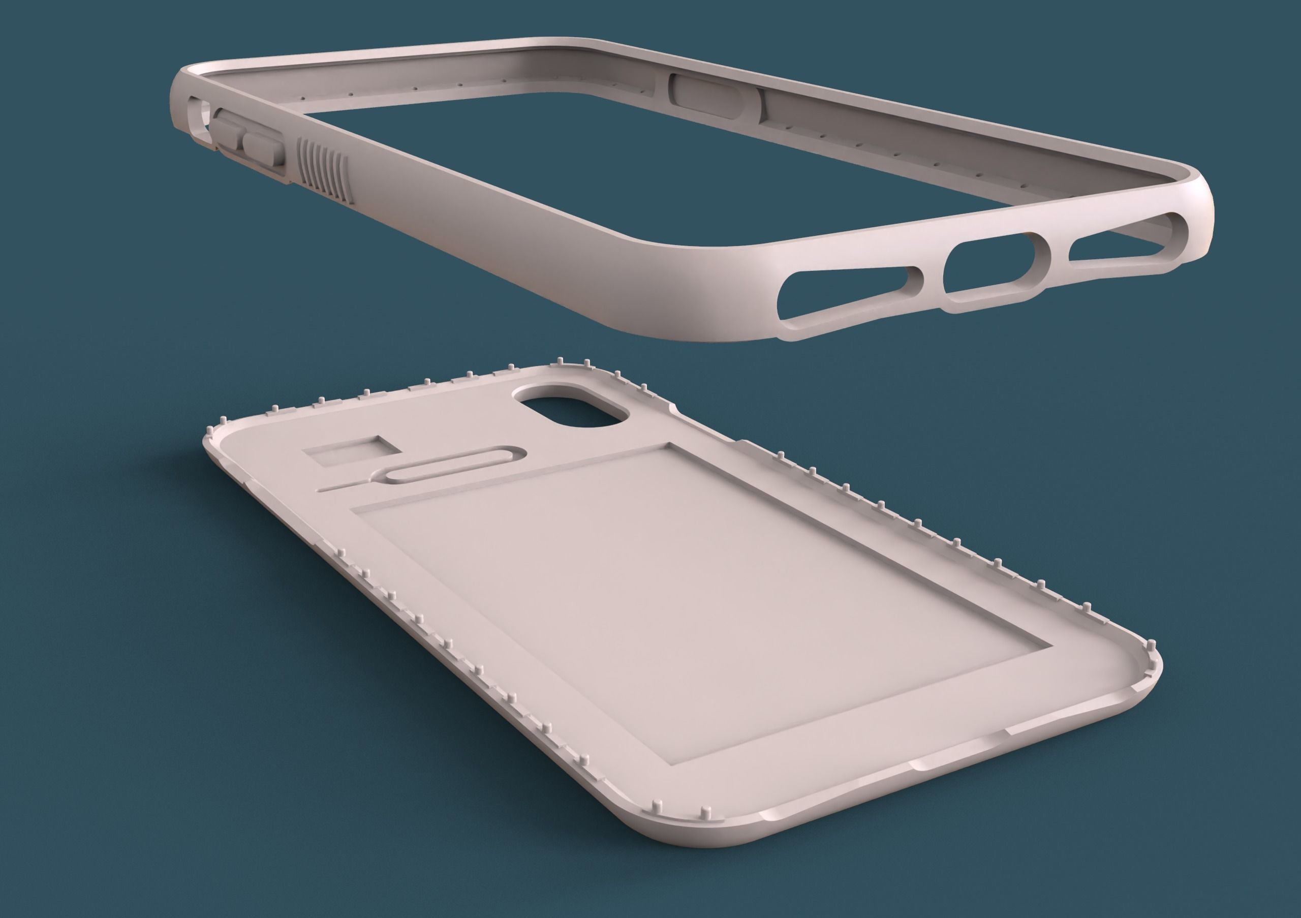 Iphone X and Iphone XS Case 3D printable