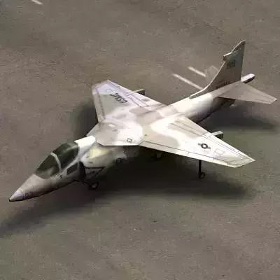 AV-8B HarrierII US Marines Low-poly 3D model
