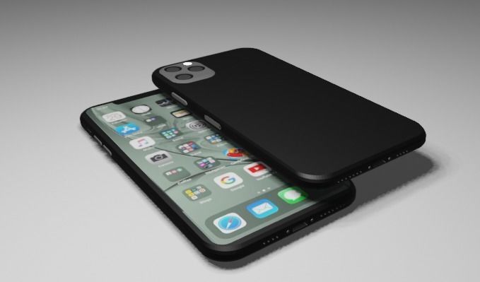 iPhone 11 Pro Max Low-poly 3D model_1