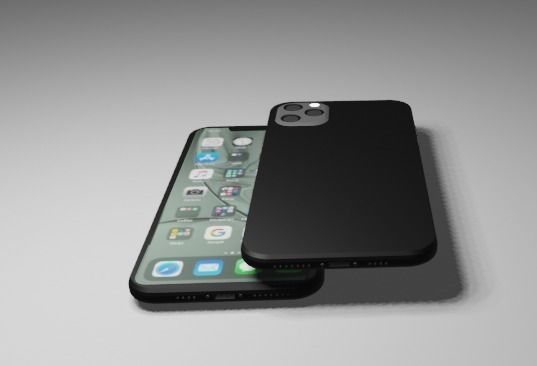 iPhone 11 Pro Max Low-poly 3D model_2