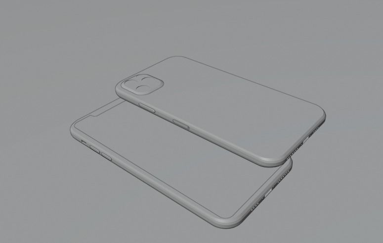 iPhone 11 Pro Max Low-poly 3D model_4