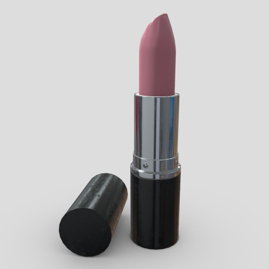 Lipstick 2 Low-poly 3D model_8