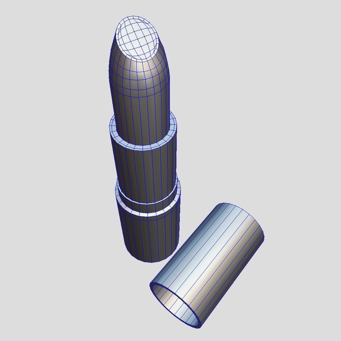 Lipstick 2 Low-poly 3D model_5