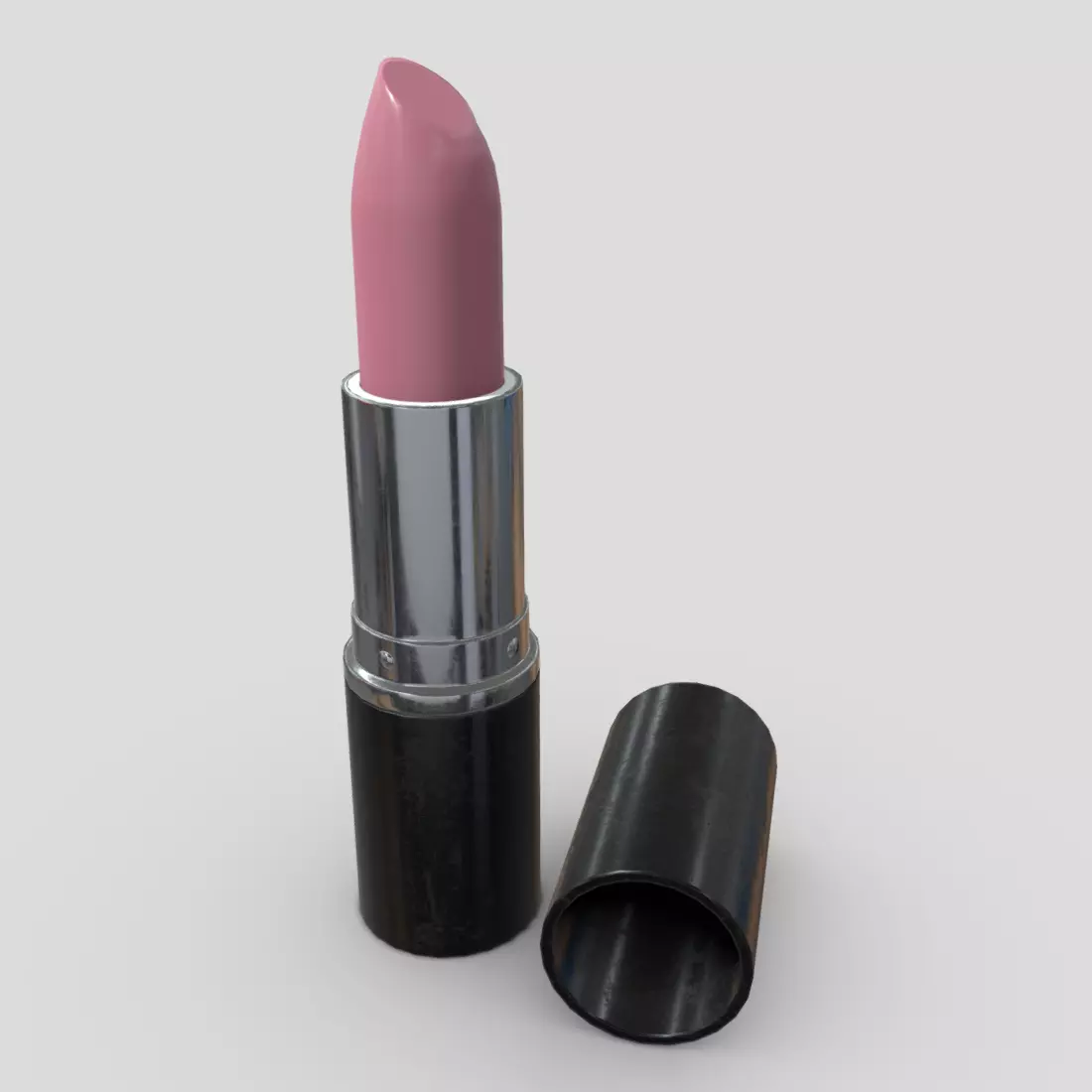 Lipstick 2 Low-poly 3D model_0