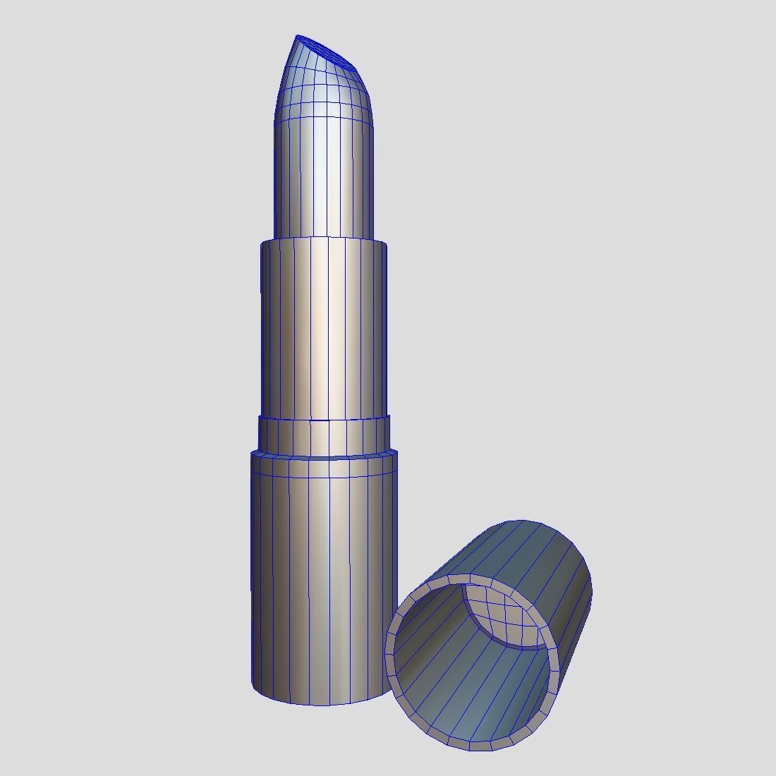 Lipstick 2 Low-poly 3D model_3