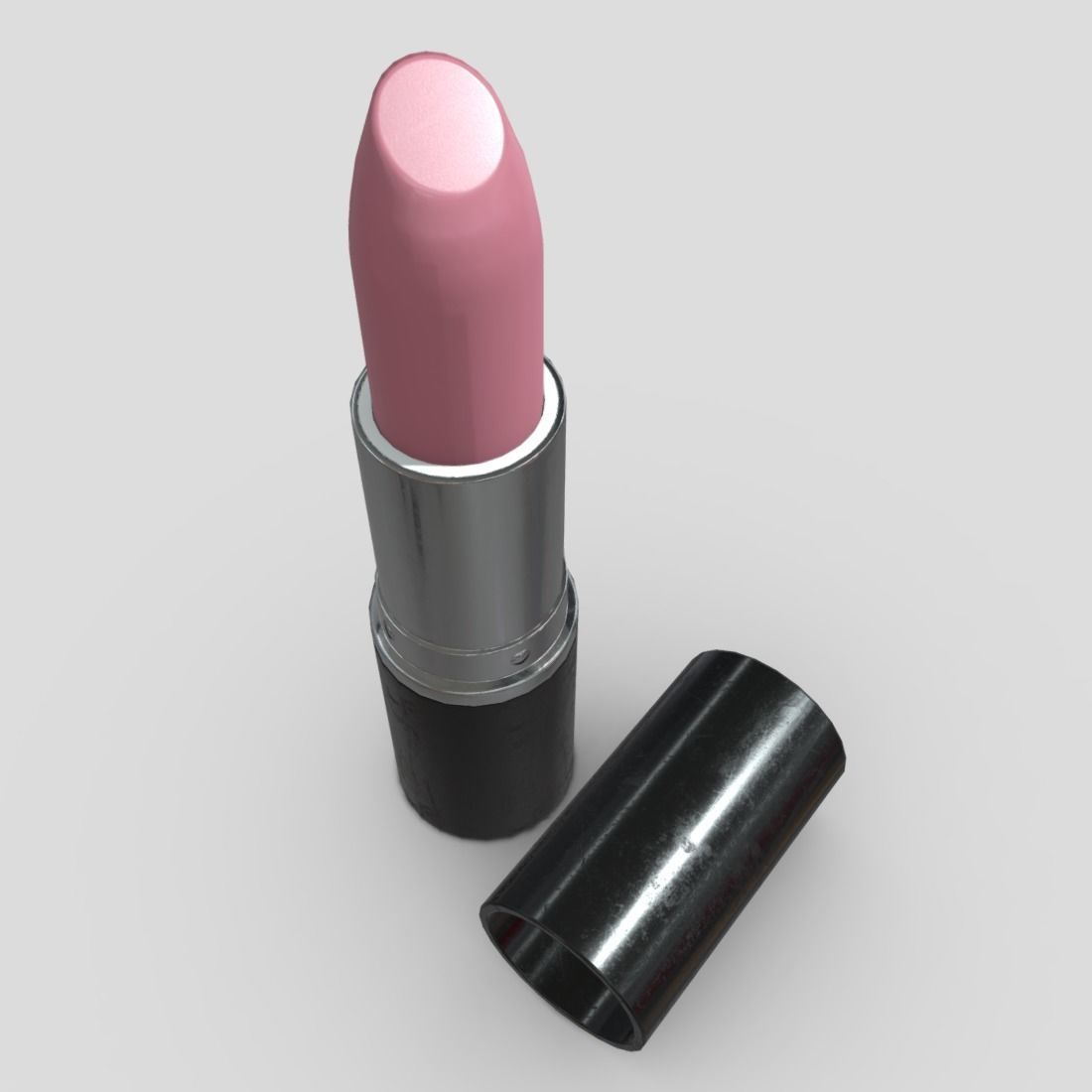 Lipstick 2 Low-poly 3D model_4