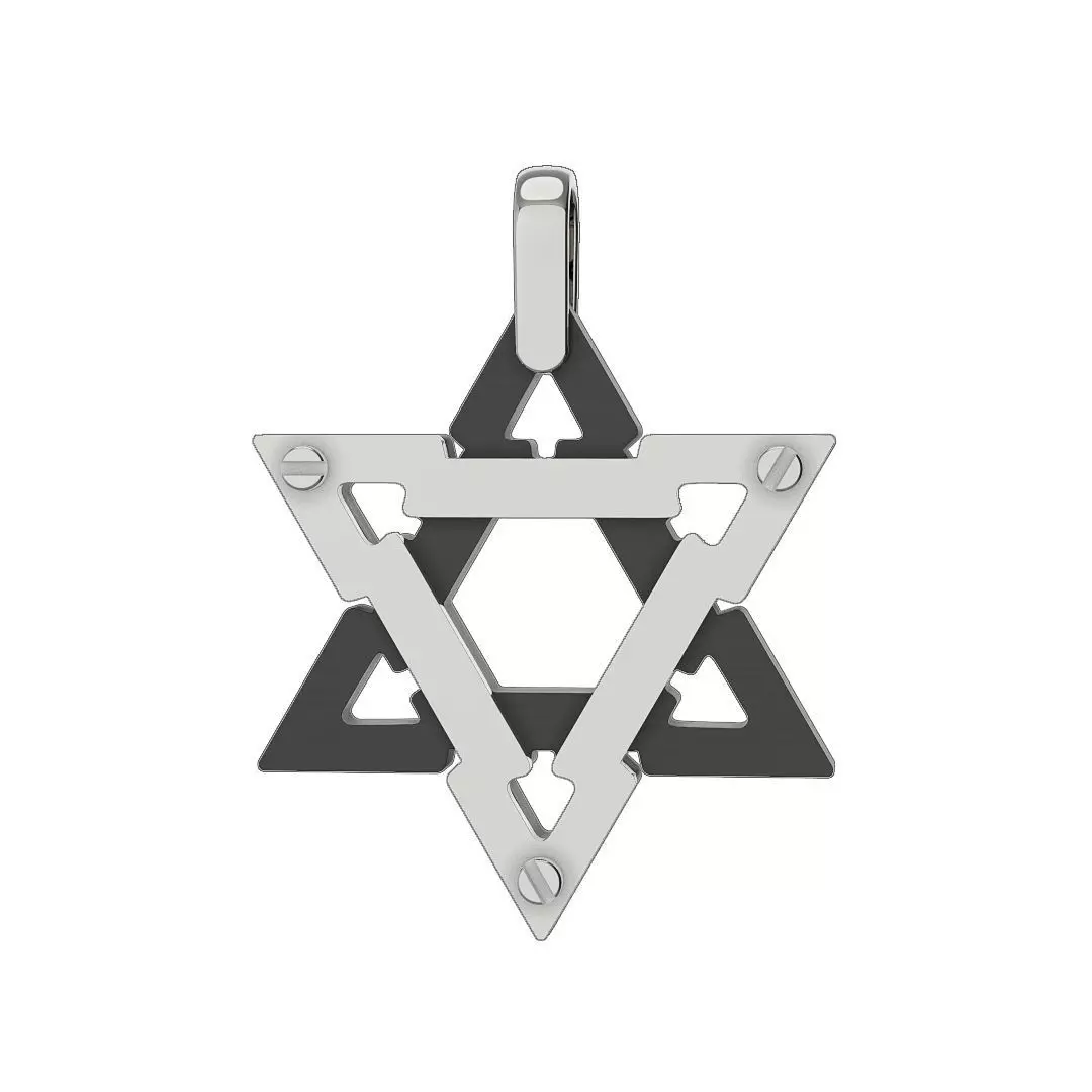 N094 Star pendant 3D print model