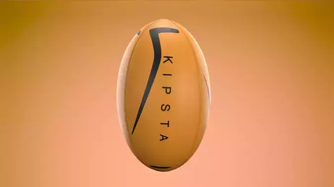 Rugby Ball Low-poly 3D model