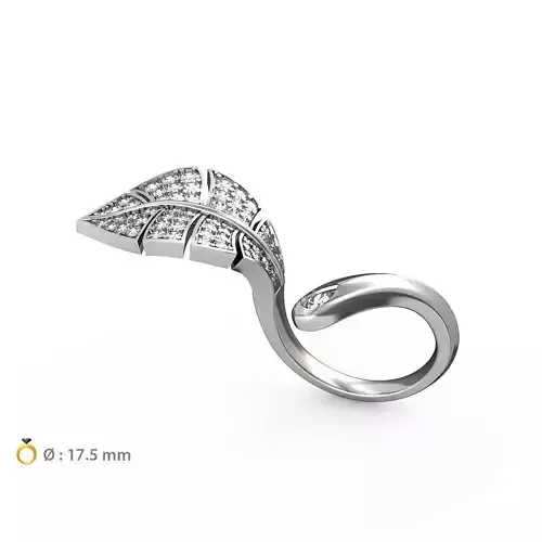 N017 Leaf ring