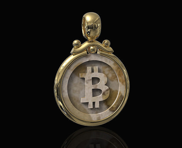 Bitcoin Pendant 3D print model