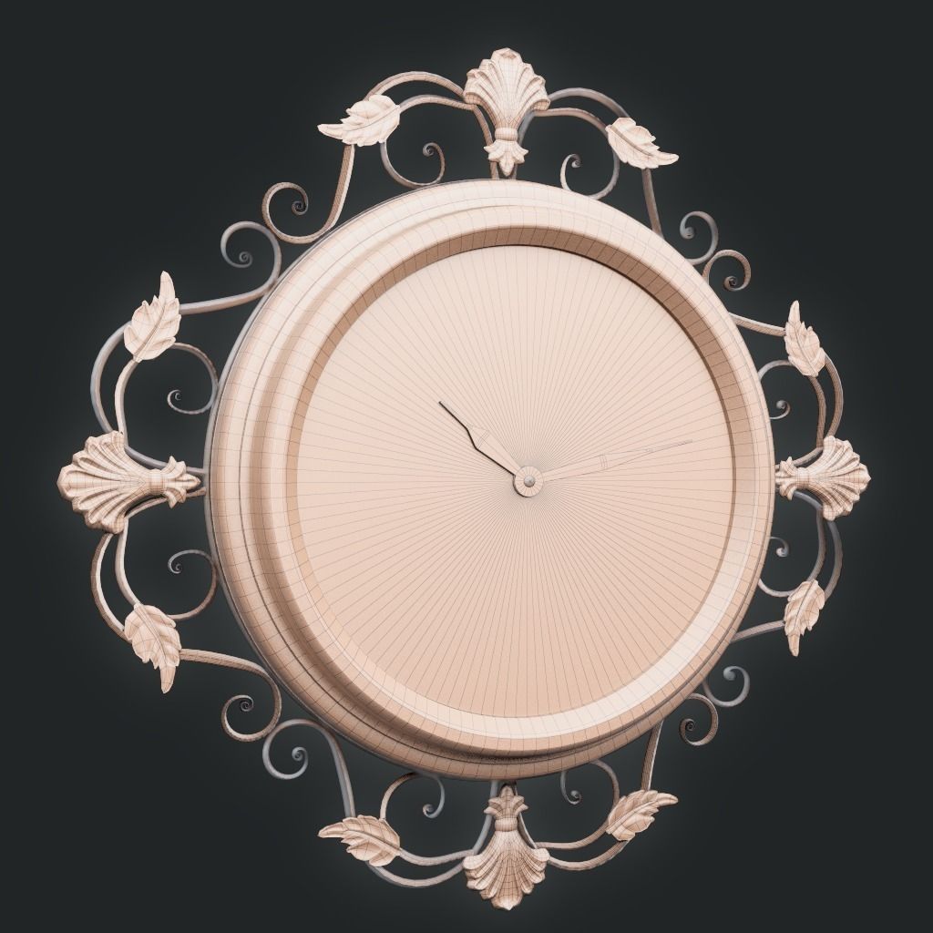 Edinburgh clock 3D model_2